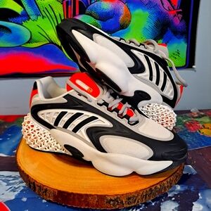 Adidas 4D Krazed Grey Black Orange Comfort Athletic Sneakers Size 10.0 GX4600